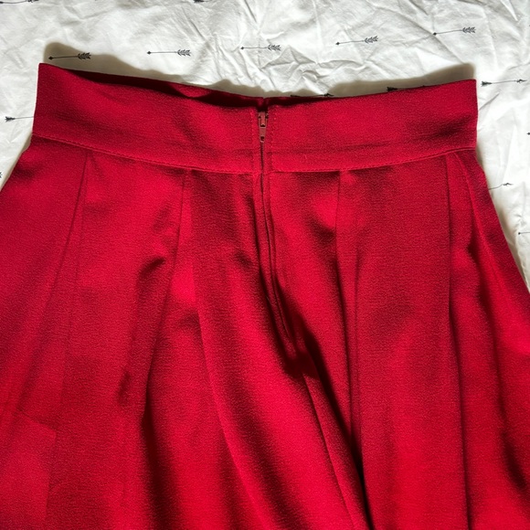 Red Twik Retro Midi Skirt - Picture 4 of 6